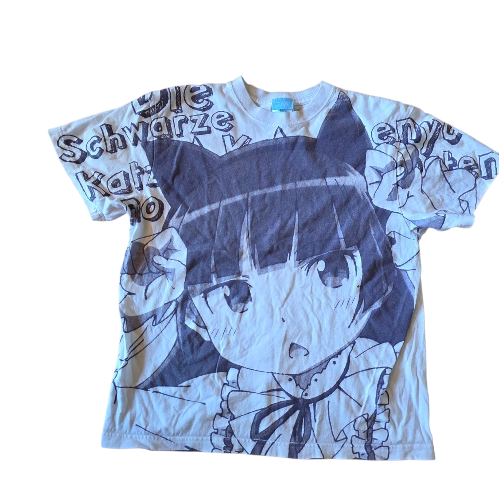 OREIMO Kuroneko Full Print Anime Cospa Tee Shirt Size L